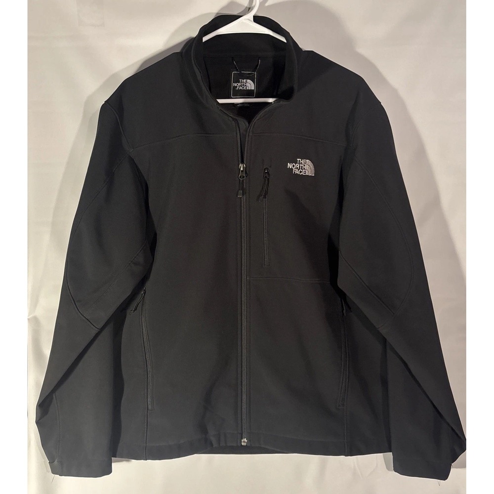 The North Face Jacket Mens Medium Black Flight TKA Stretch Full Zip Fleece - Picture 2 of 15